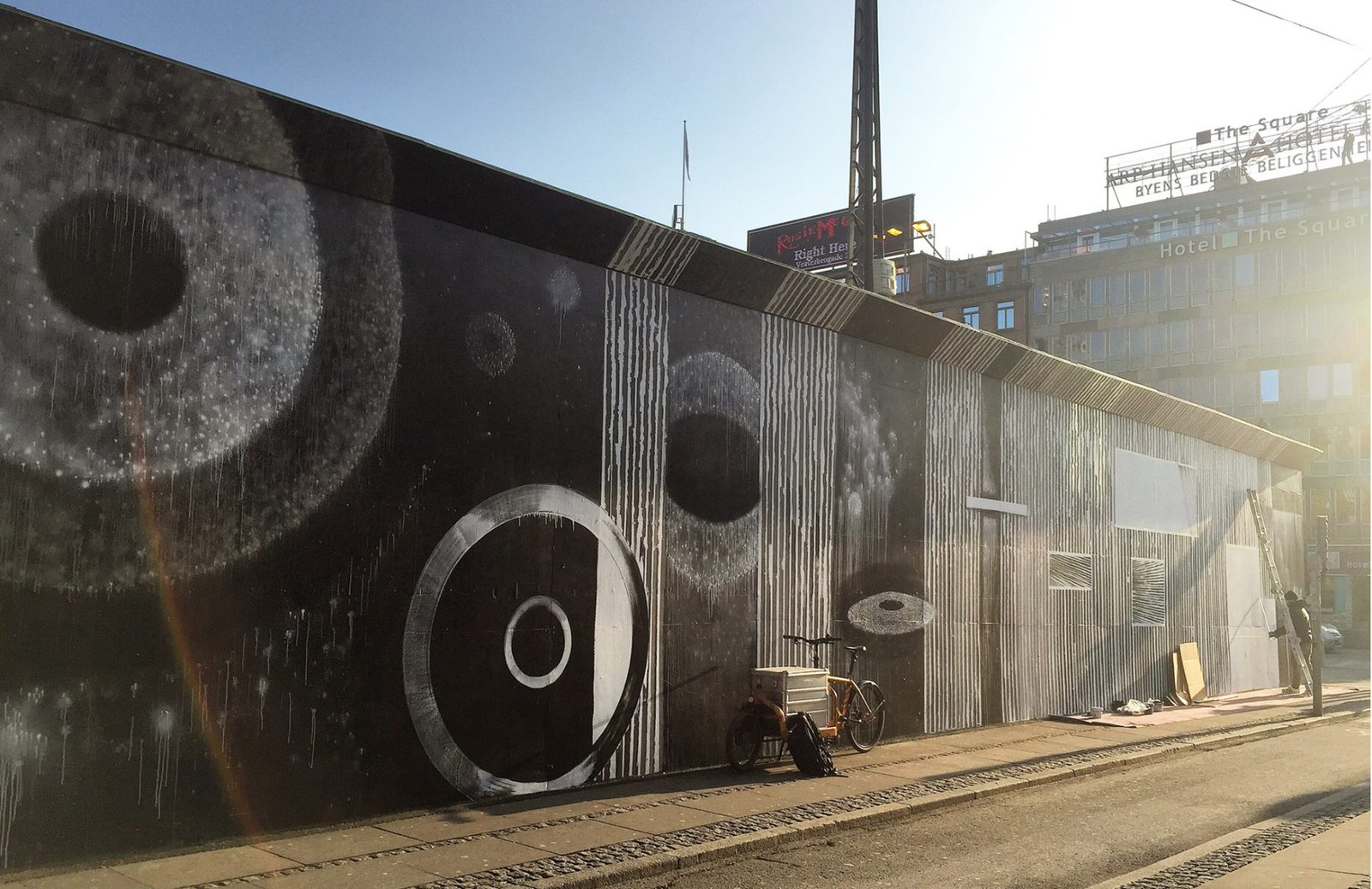 Circle. Square. mural, Thomas Arendt og Kasper Bauer, 2016